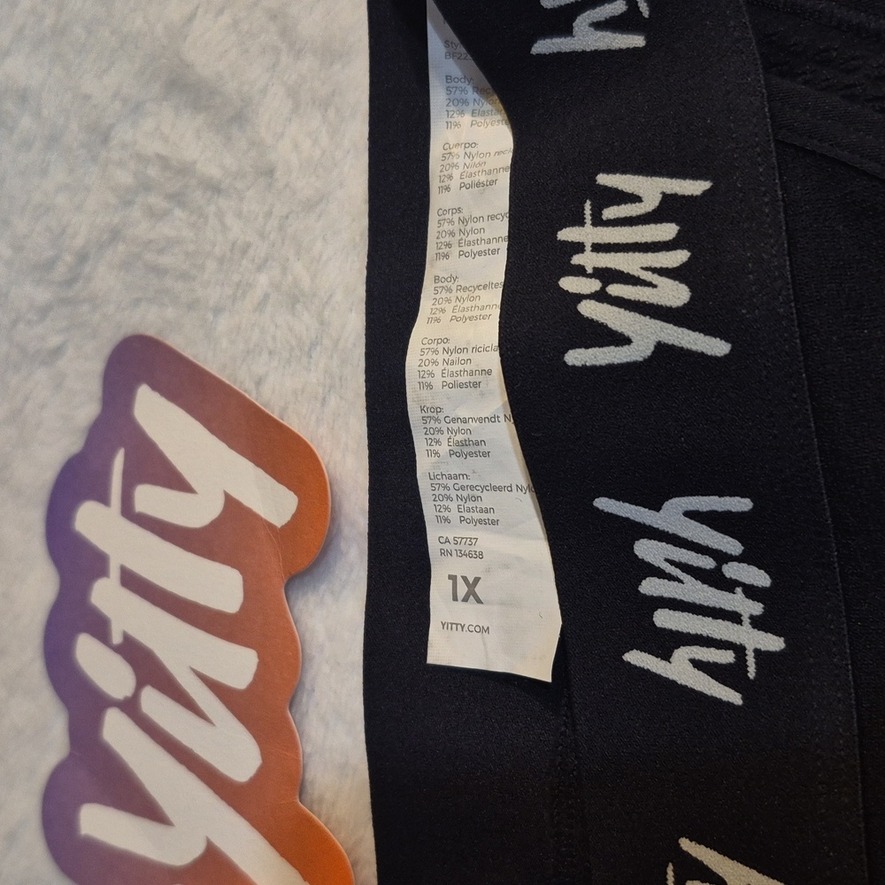 YITTY Black Mesh Thong with Logo Waistband - Picture 5 of 5
